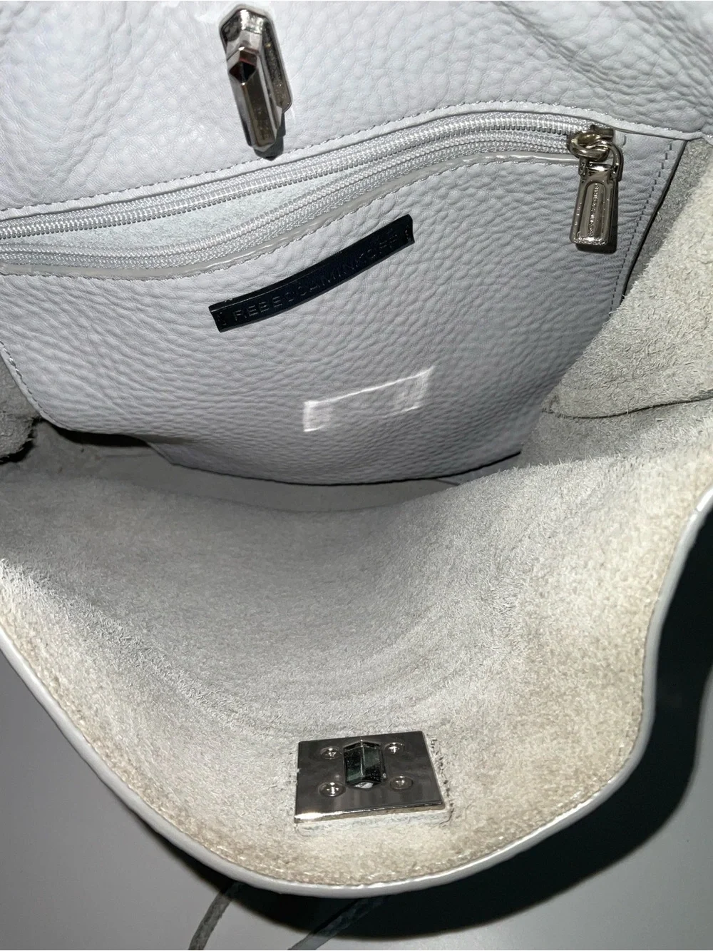 Rebecca Minkoff Darren Putty Pebbled Leather Shoulder Hobo